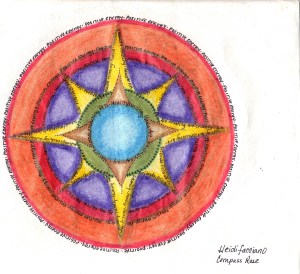 Personal Compass Rose by Heidi Facciano
